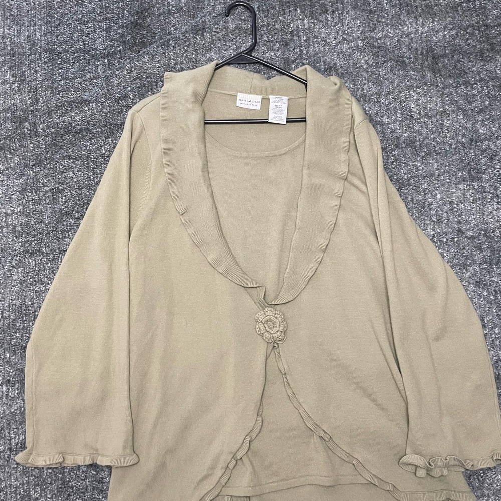 White Stag Beige Women's Cardigan